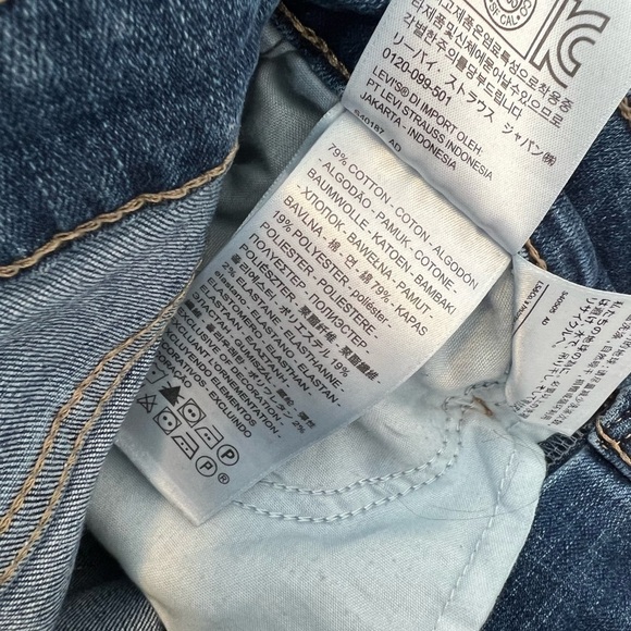 Levi’s 721 High Rise Skinny Jeans Size 26 - Picture 11 of 11